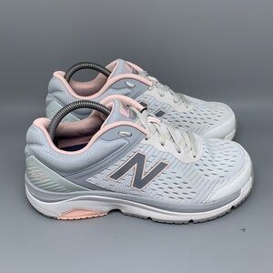 New Balance 847v4 White Pink‎ Walking Shoes WW847LW4 Women’s Sz 9.5